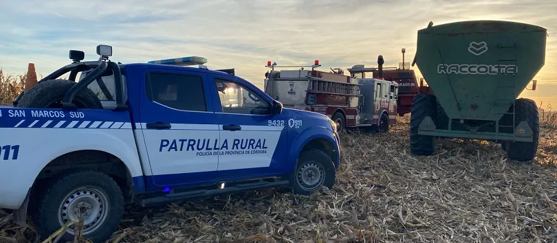 Un Trabajador Rural Muri Atrapado Por Un Sinfin